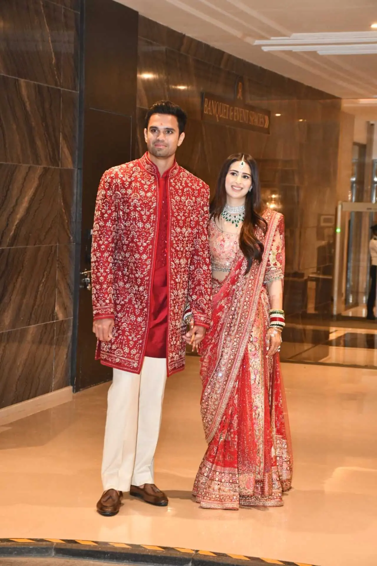 Their pre-wedding ritual was held at Jamnagar, followed by Mehendi ceremony in Mumbai which was attended by known politicians and celebs.